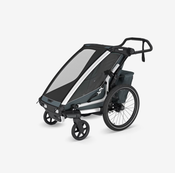 Lastekäru ühele lapsele THULE Chariot Cross 2 single, Dark Slate (tumehall)